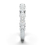 14K White Gold Vintage Filigree Art Deco Diamond Wedding Band