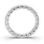 White Gold Eternity Band Bar Set 1.5 Carat
