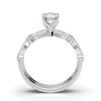 White Gold Stackable Engagement Set