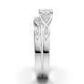 White Gold Infinity Twist Engagement Set