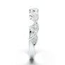 White Gold Vintage Pointed Crown Wedding Band