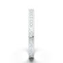 White Gold Vintage Filigree Band