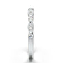 White Gold Vintage Stackable Prong Band