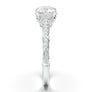White Gold Vintage Basket Ring