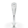 White Gold Vintage Royal Three Stone Ring