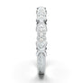 White Gold Vintage Filigree Bar Band