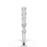 White Gold Vintage Stackable Bezel Band