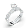 White Gold Stackable Engagement Set