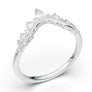 White Gold Contour Filigree Wedding Band