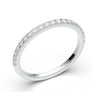White Gold U-Cut Wedding Band