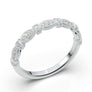 White Gold Vintage Marquise Bar Band