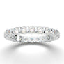 White Gold Eternity Band Bar Set 1.5 Carat