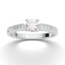 White Gold Vintage Art Deco Filigree Ring