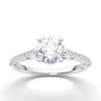 White Gold Vintage Filigree Infinity Ring
