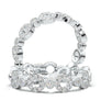 White Gold Vintage Stackable Circle Band