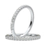 White Gold U-Cut Wedding Band