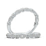 White Gold Vintage Marquise Bar Band