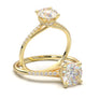 White Gold Dainty Vintage Milgrain Ring