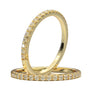 White Gold U-Cut Wedding Band