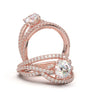 White Gold Twisted Weave Diamond Ring