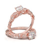White Gold Floral Vine Ring