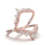 White Gold Contour Filigree Wedding Band