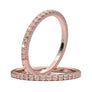White Gold U-Cut Wedding Band
