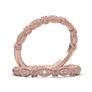White Gold Vintage Marquise Bar Band