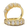 HALF ETERNITY MOISSANITE BAND
