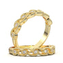 PETITE TWIST HALF ETERNITY RING