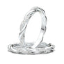 White Gold Infinity Band Eternity Band Diamond Band Twist Weave Band Floral Band Rope Band Art Deco Band Stackable Wedding Band 14k