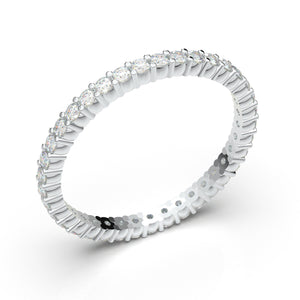 Home Try On--White Gold Eternity Band 1/2 Carat