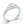 White Gold Floral Infinity Twist Ring