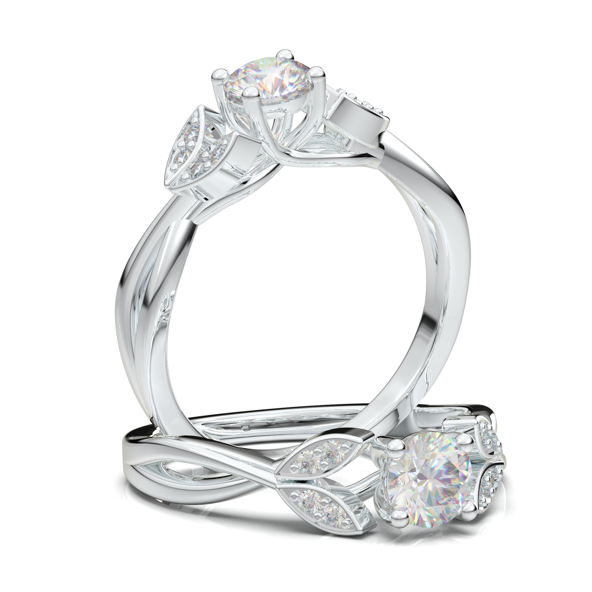 Marquise Cut Engagement Rings - Made with Moissanite - Sustainable &  Affordable Diamond Alternative – Gems of Elah