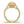 Yellow Gold Milgrain Halo Beaded Ring