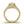 Yellow Gold Vintage Crown Signet Ring