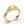 Yellow Gold Floral Twist Marquise Design Ring