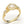 Yellow Gold Vintage Hexagon Halo Ring
