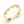Home Try On--Yellow Gold Vintage Pointed Crown Wedding Band