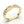 Yellow Gold Twisted Diamond Stackable Wedding Band