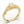 Home Try On--Yellow Gold Floral Stackable Ring