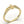 Home Try On--Yellow Gold Vintage Curved Pear Motif Band