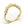 Yellow Gold Vintage Curved Marquise Bezel Band