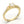 Home Try On--Yellow Gold Floral Twist Delicate Ring