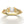 Yellow Gold Floral Twist Leaf Ring