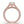 Home Try On--Rose Gold Rope Solitaire Ring