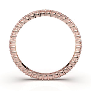 Home Try On--Rose Gold Eternity Band 1/2 Carat