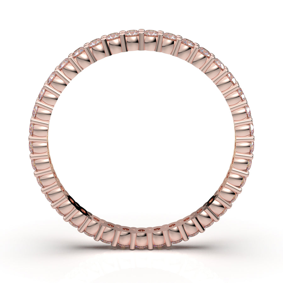 Home Try On--Rose Gold Eternity Band 1/2 Carat