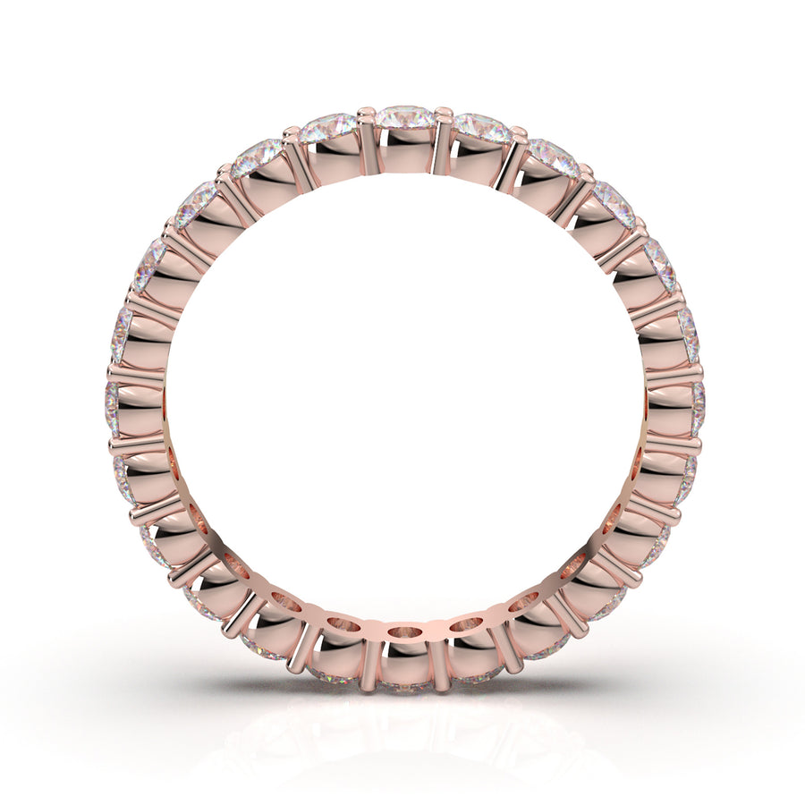 Home Try On--Rose Gold Eternity Band 1.5 Carat