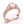 Home Try On--Rose Gold Vintage Oval Three Stone Ring